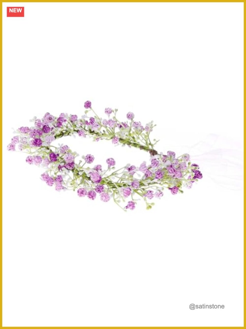 Handmade Floral Crown Eucalyptus Headband Bridal Halo Photo Prop